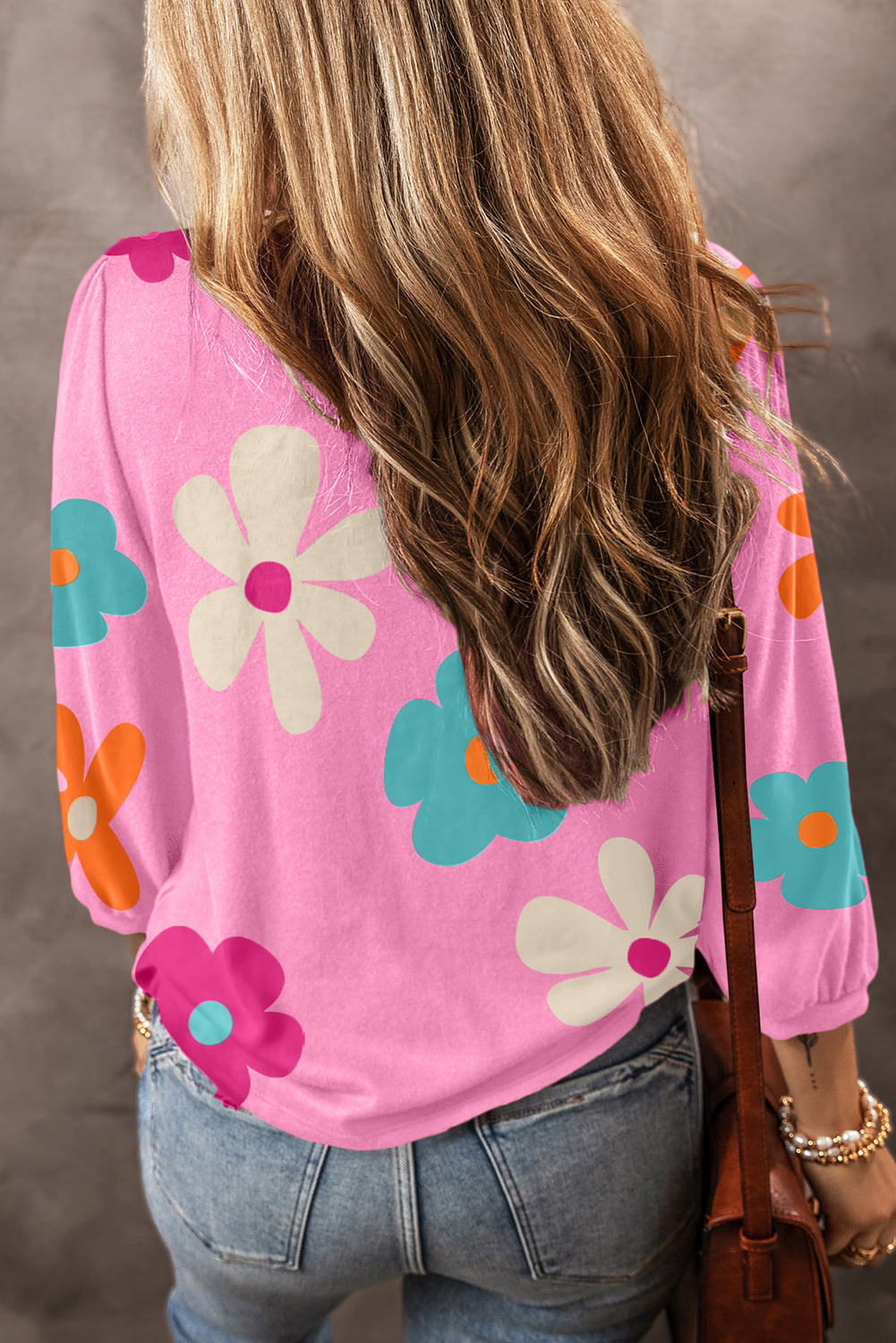 Rose Cute Flower Print Bracelet