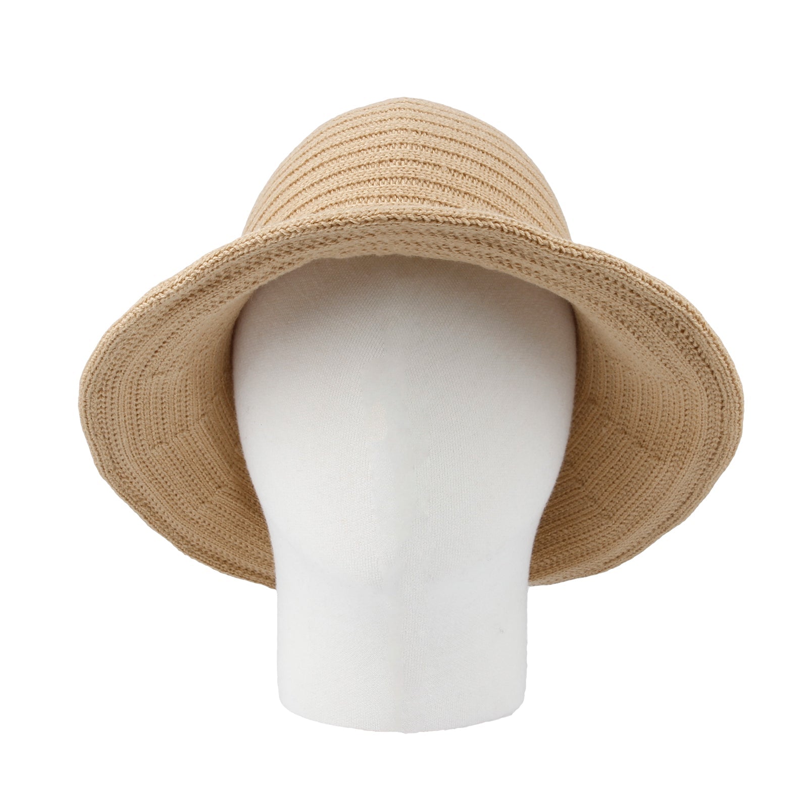 Knit Bow Accent Bucket Hat