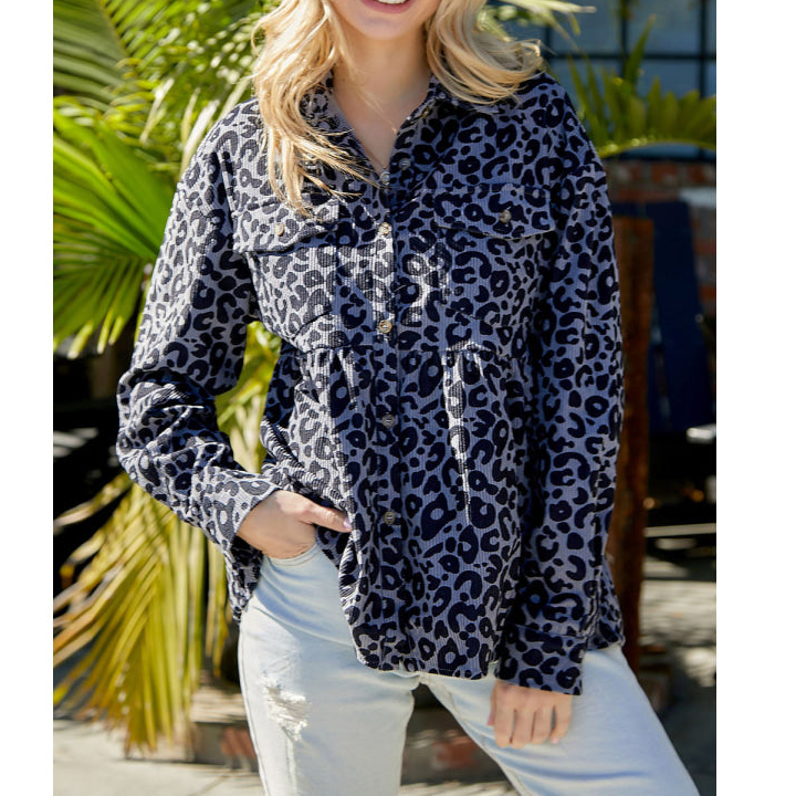 Button Down Shirt Jacket