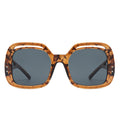 Square Large Double Frame Oversized Sunglasses