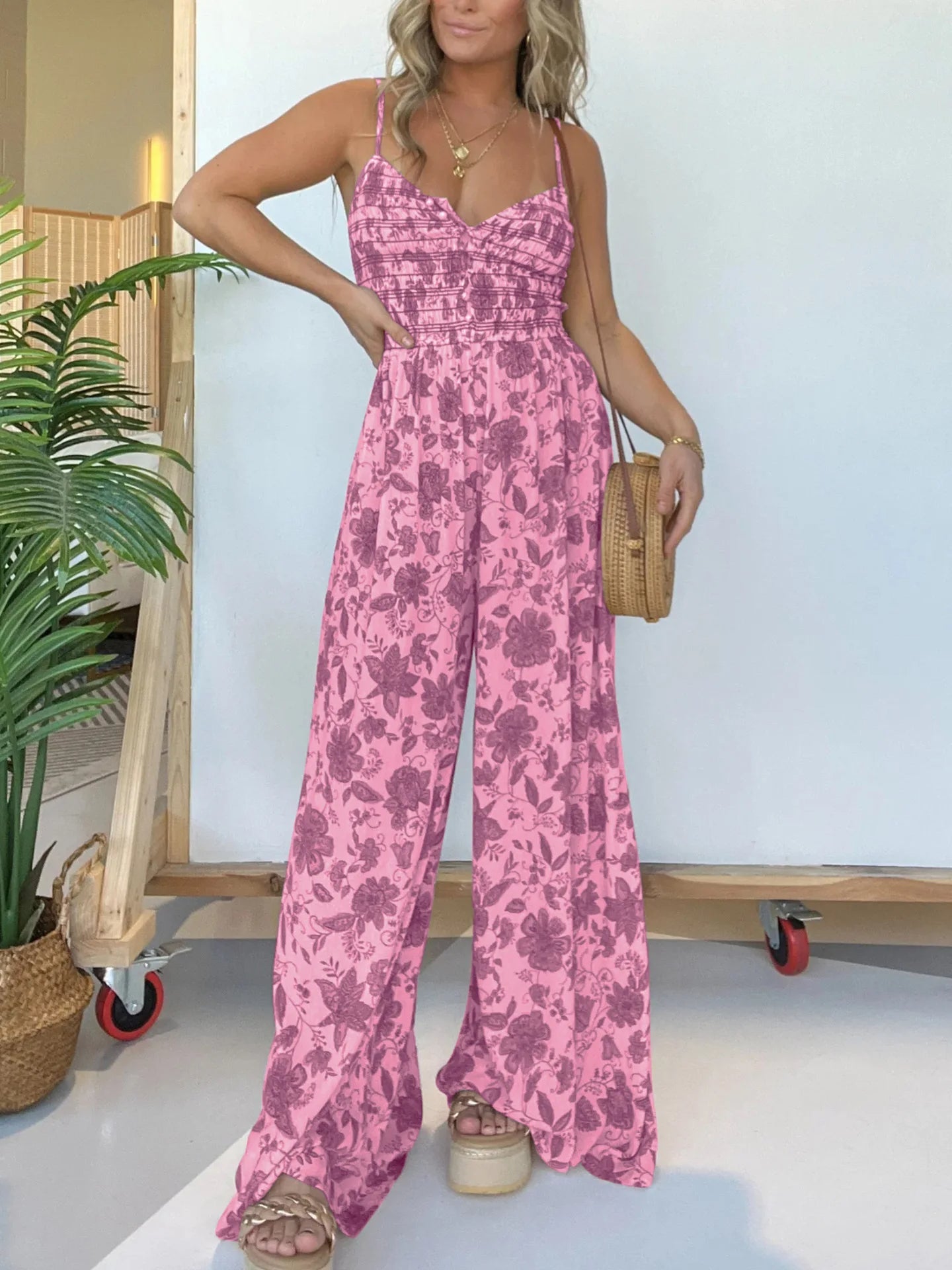 Effortless Floral Jumpsuit