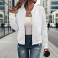 Stand Collar Zip Jacket