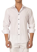 Check Button Up Dress Shirt