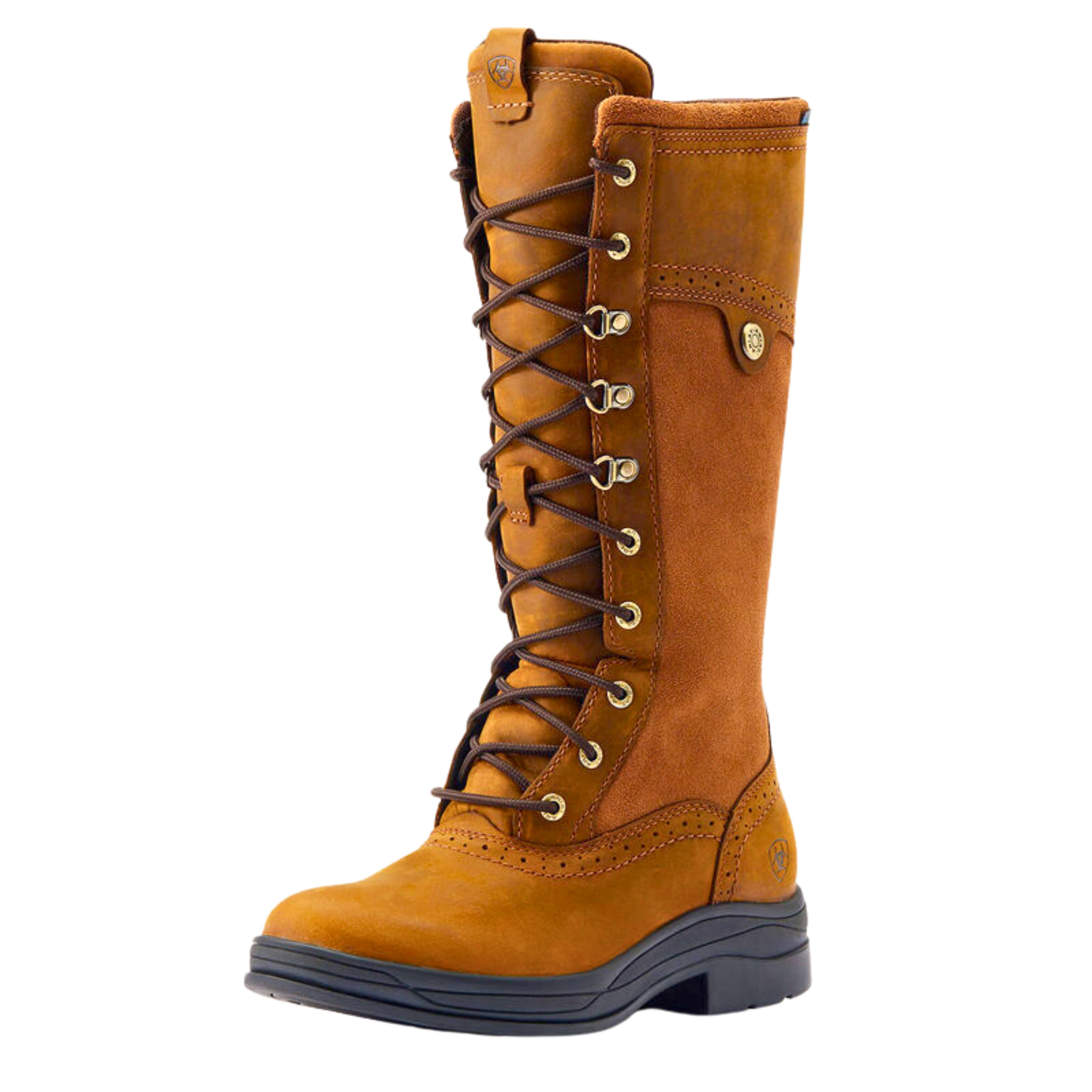 Versatile Weather-Ready Leather Riding Boots