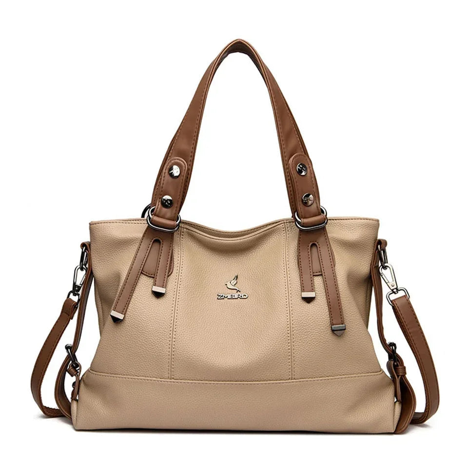 Roomy Zip-Top Tote Bag