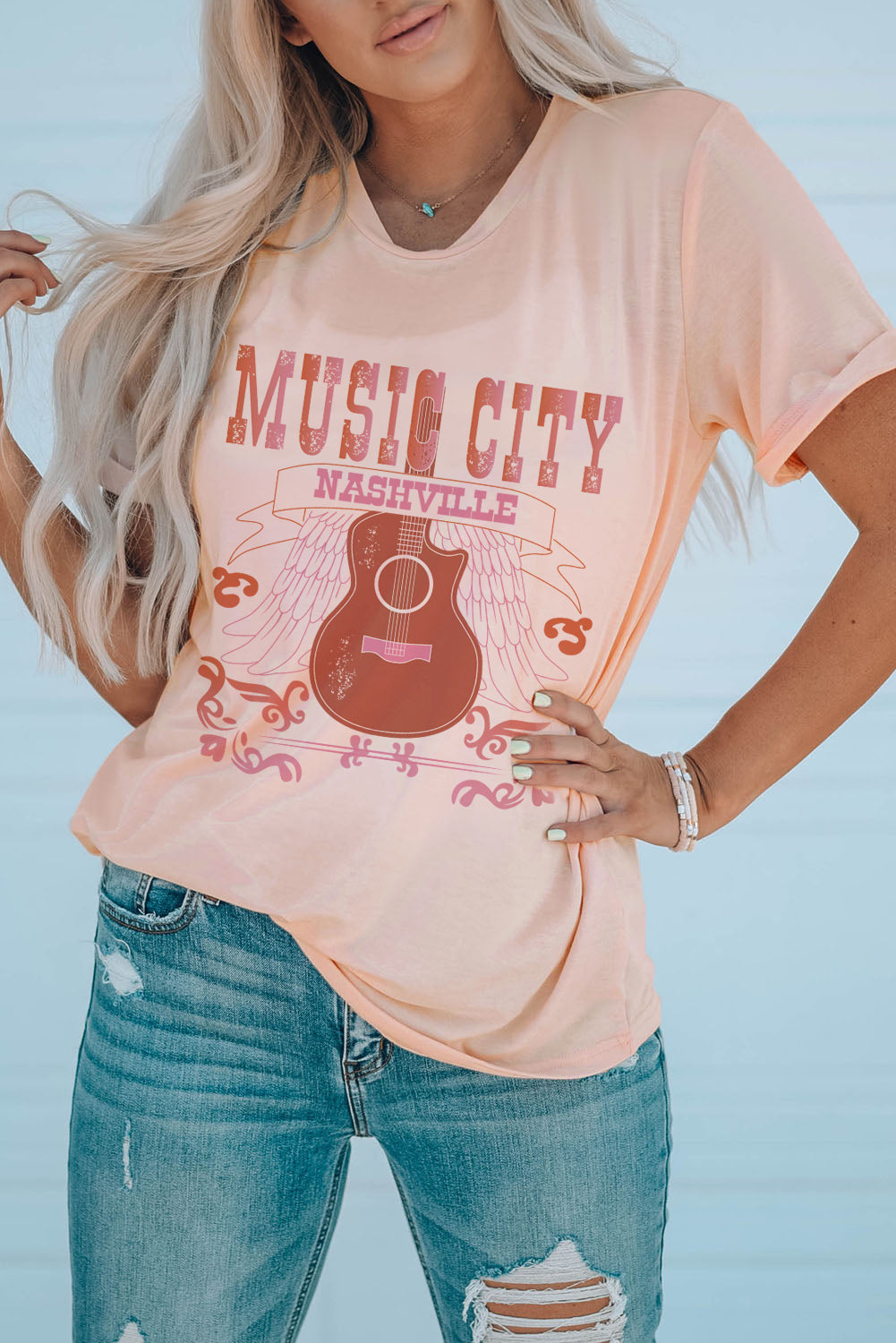 Music City Guitar Graphic Print