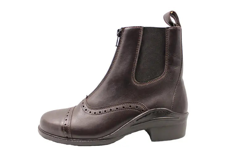 Classic Zip Leather Riding Boots