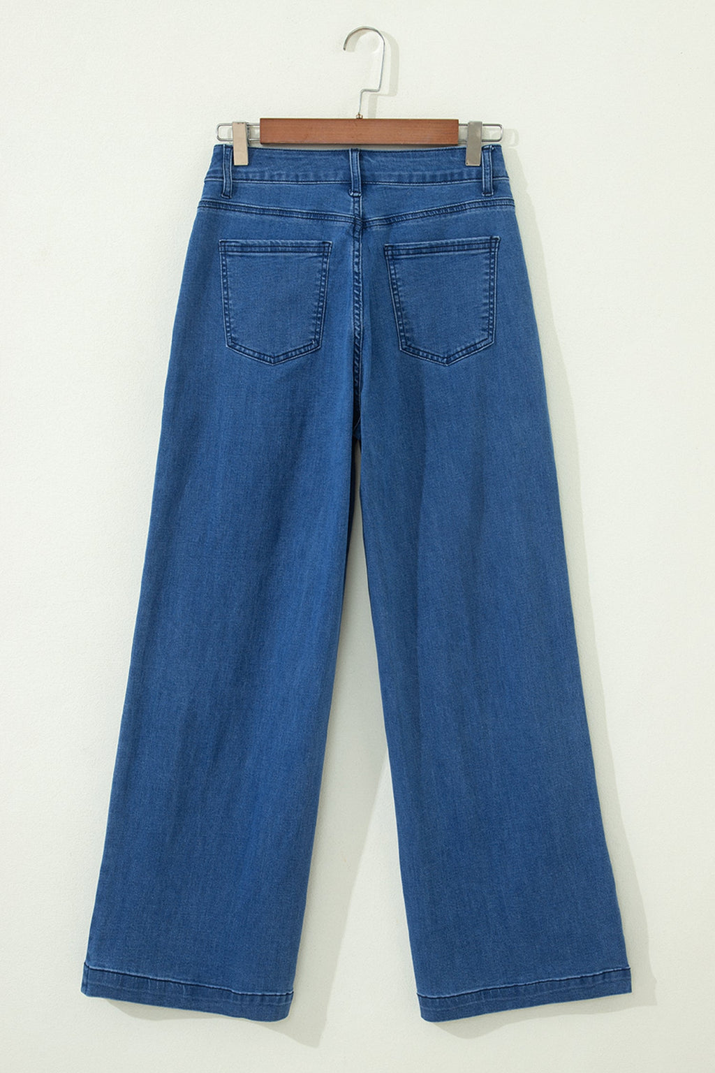 Wide Leg Dusk Lace-up Pull On Jeans