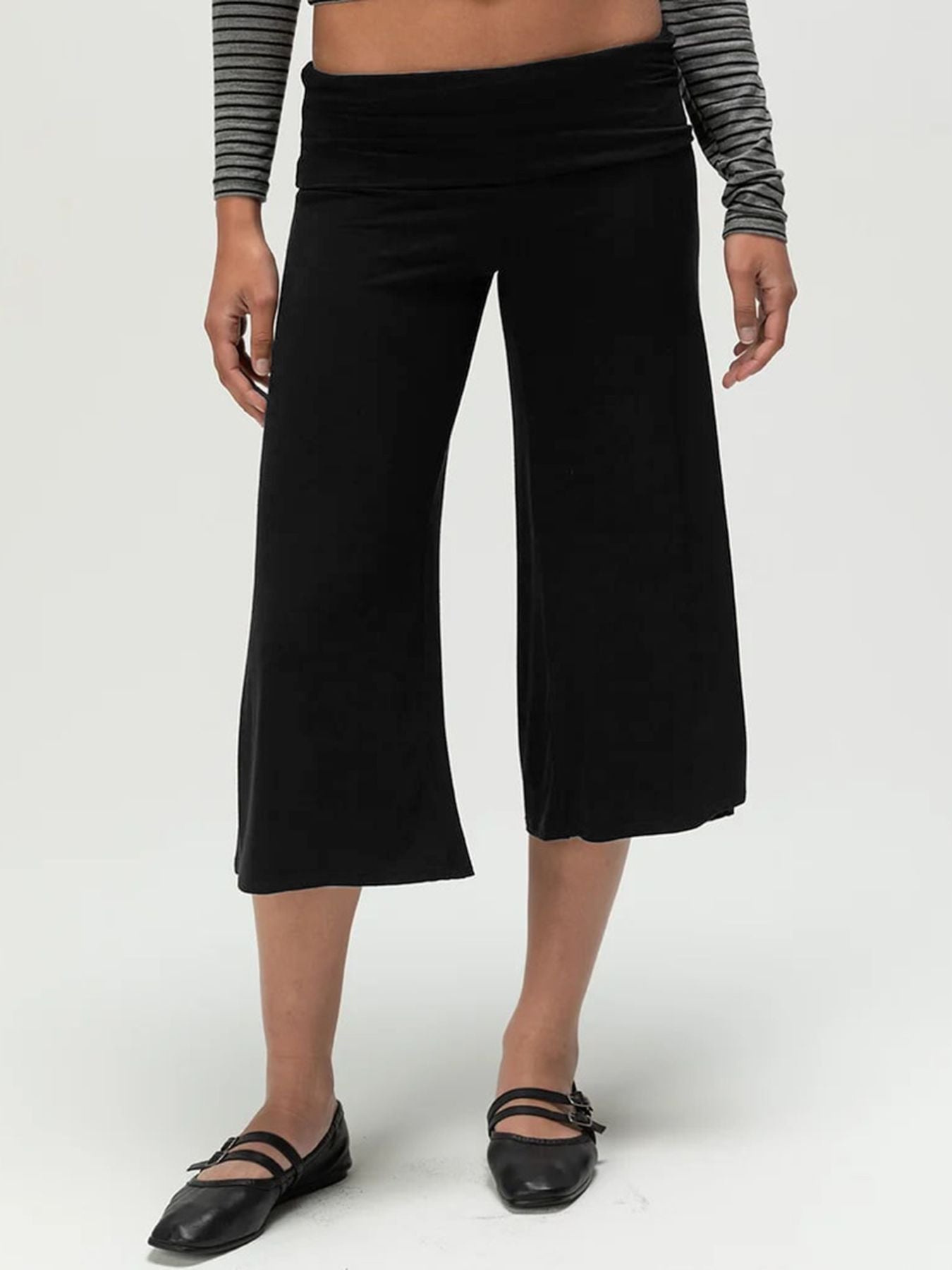 Wide Leg Capris Apparel