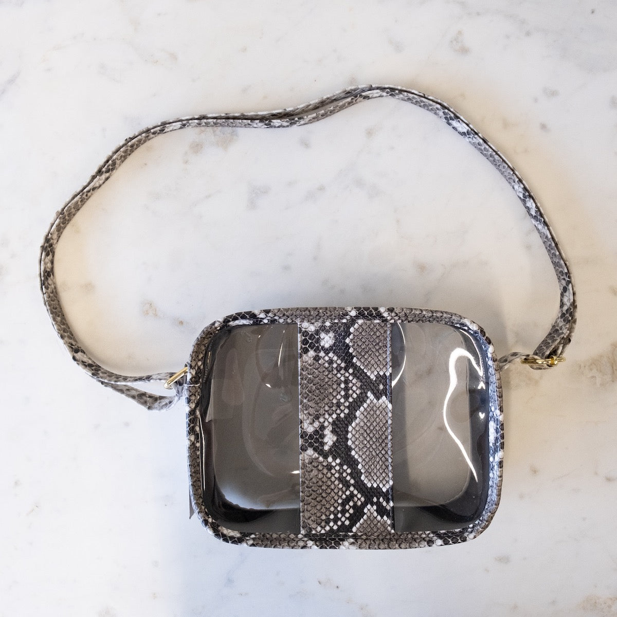 Modern Faux Leather Zip Crossbody Bag
