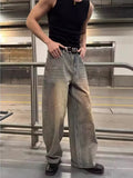Everyday Men's Full Size Vintage Wash Wide Leg Jeans Plus Size