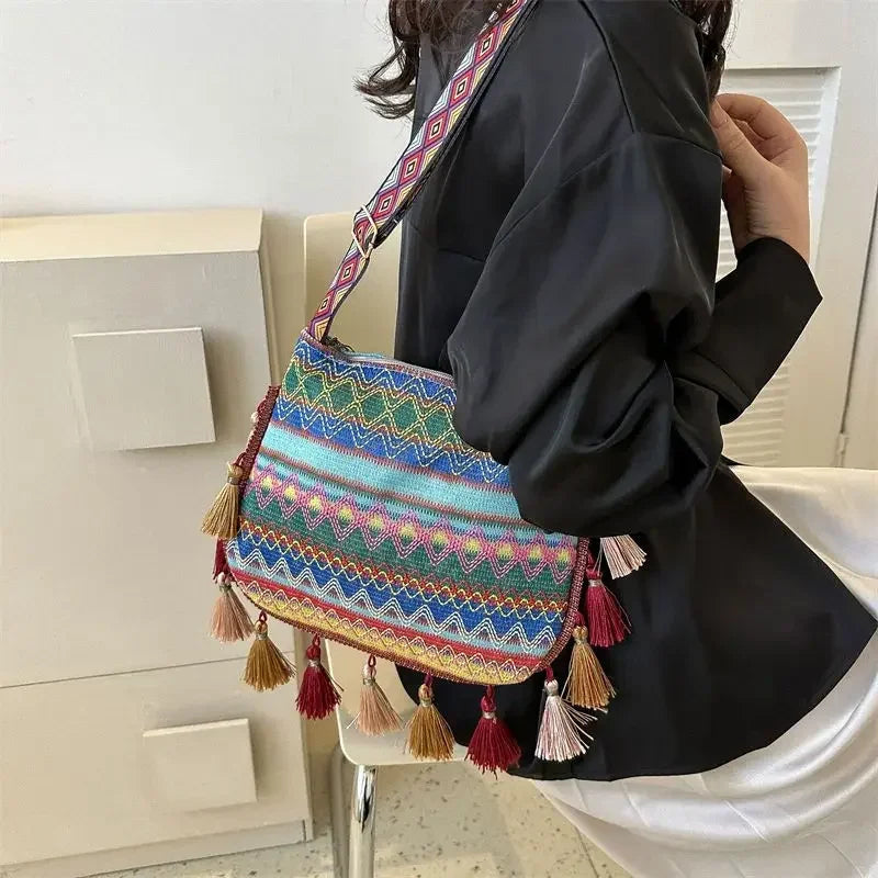 Soft Canvas Crossbody Bag