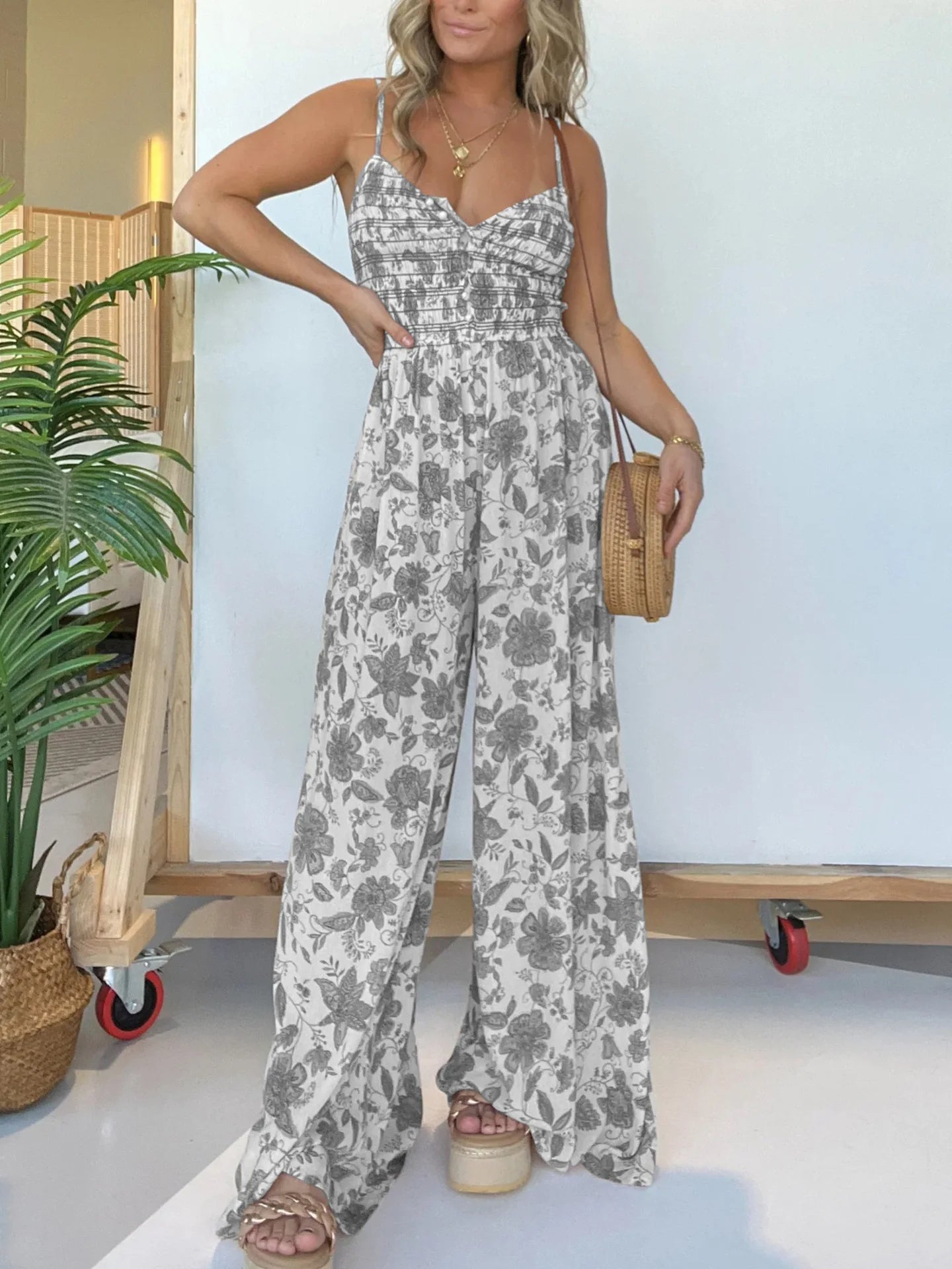 Effortless Floral Jumpsuit