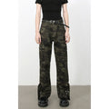 Men's Camouflage Jeans with Cargo Pockets