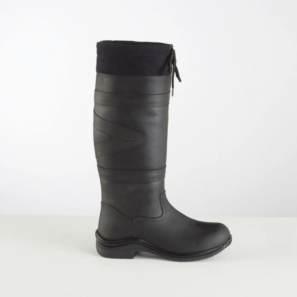 Classic Weather-Ready Leather Riding Boots