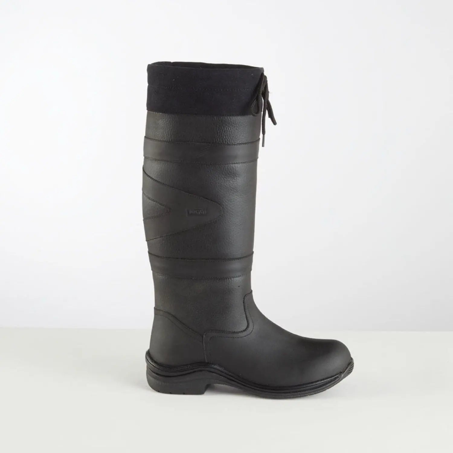 Classic Weather-Ready Leather Riding Boots