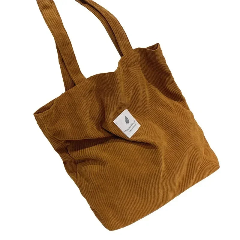 Structured Canvas Shoulder Bag