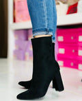 Openwork Suede Boots