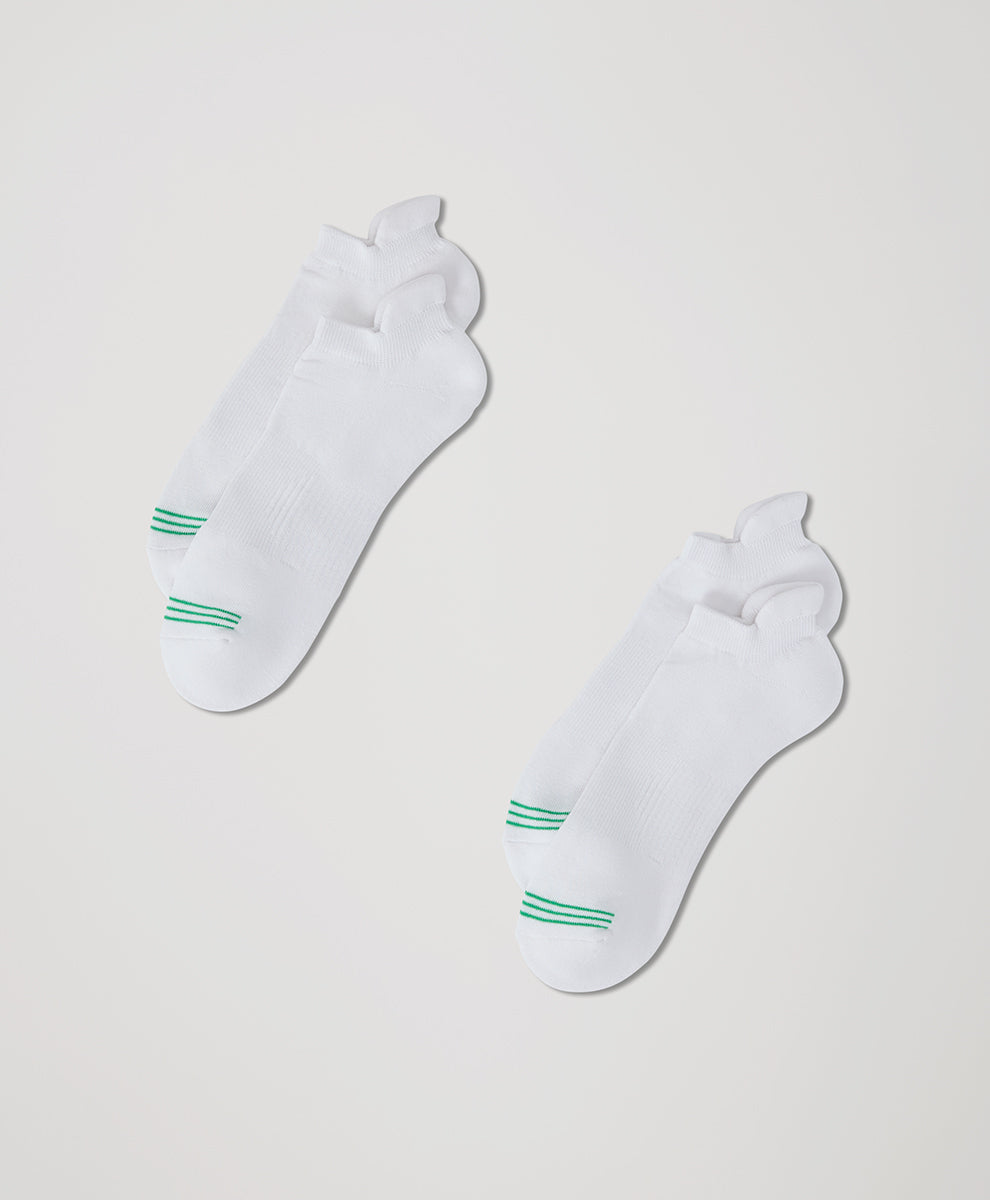 Tabbed Ankle Socks 2-Pack