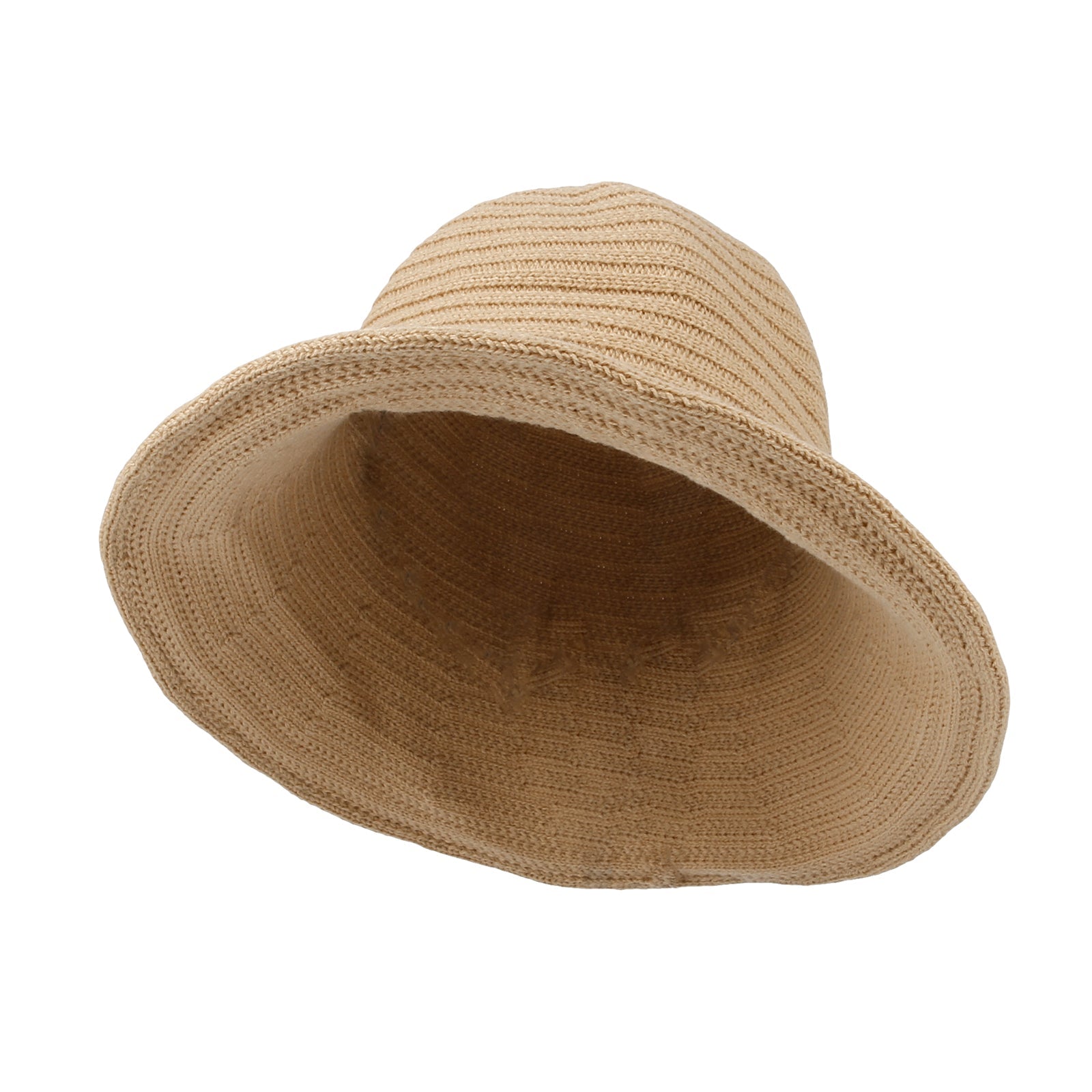 Knit Bow Accent Bucket Hat
