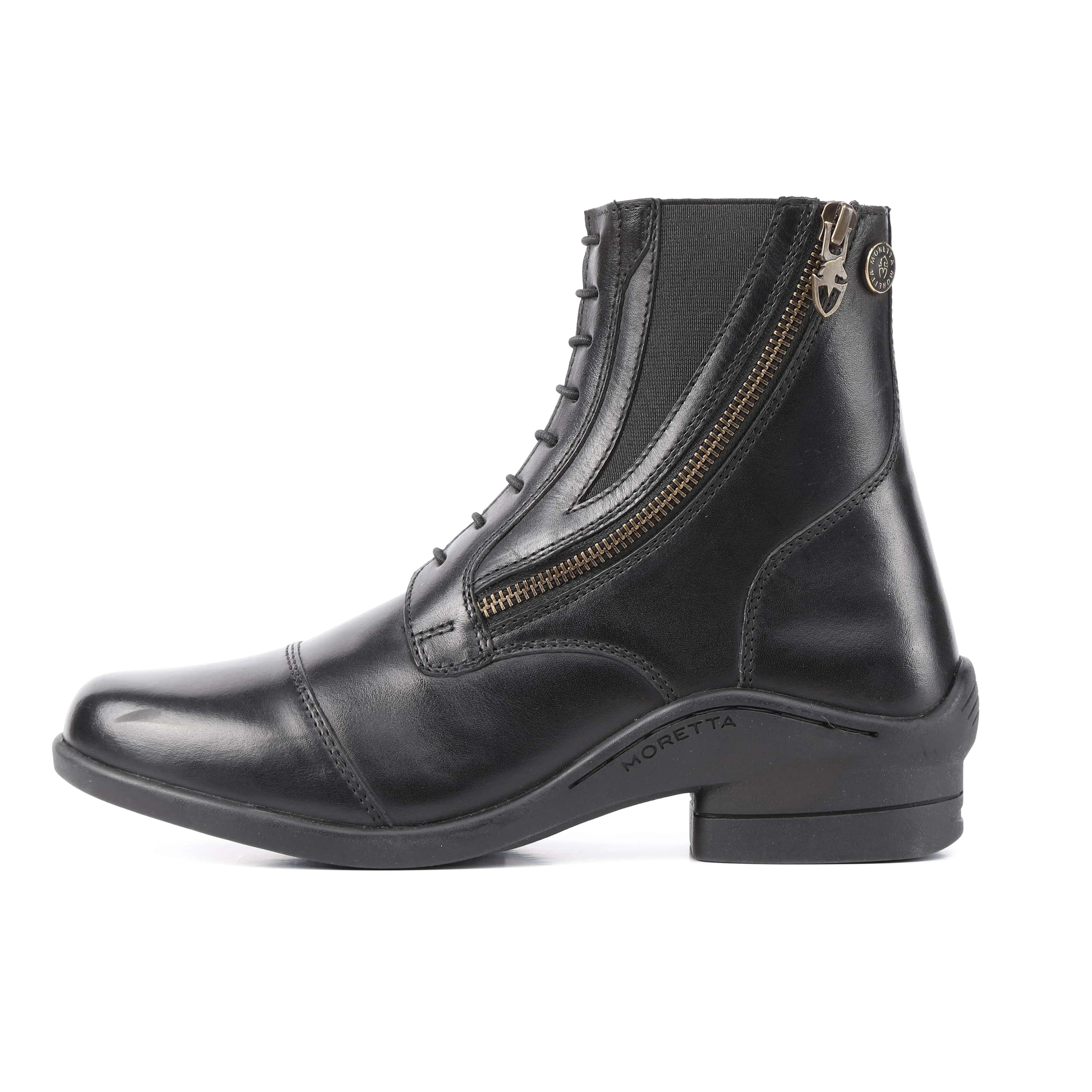 Versatile Zip Leather Paddock Boots