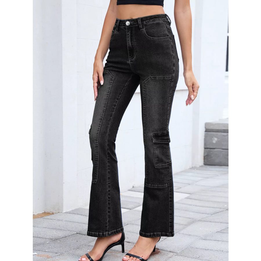 High Waisted Bootcut Jeans Jeans