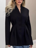 Fitted Button Down Jacket