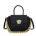 Refined Zip-Top Shoulder Bag