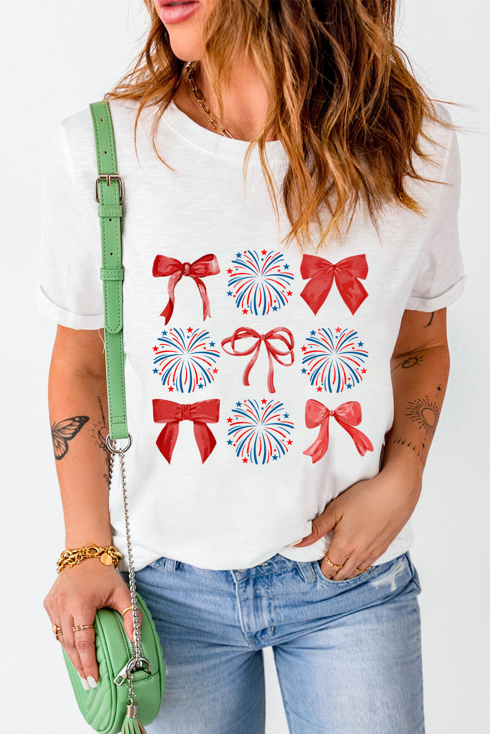 White Celerbration Bowknot