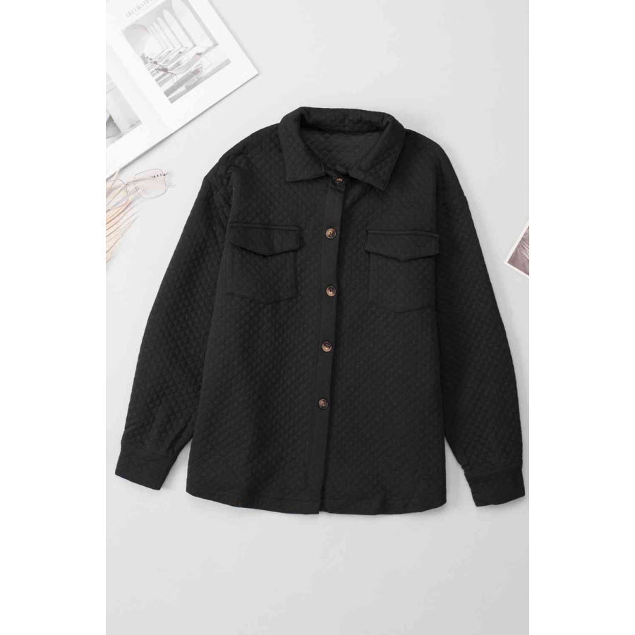 Button Down Collared Jacket