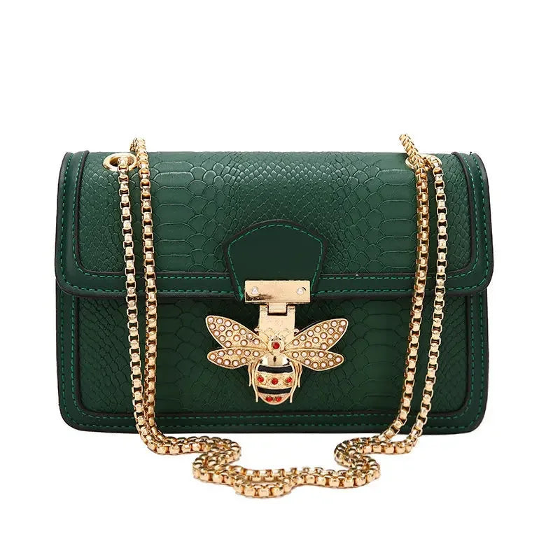 Structured Zip-Top Shoulder Bag