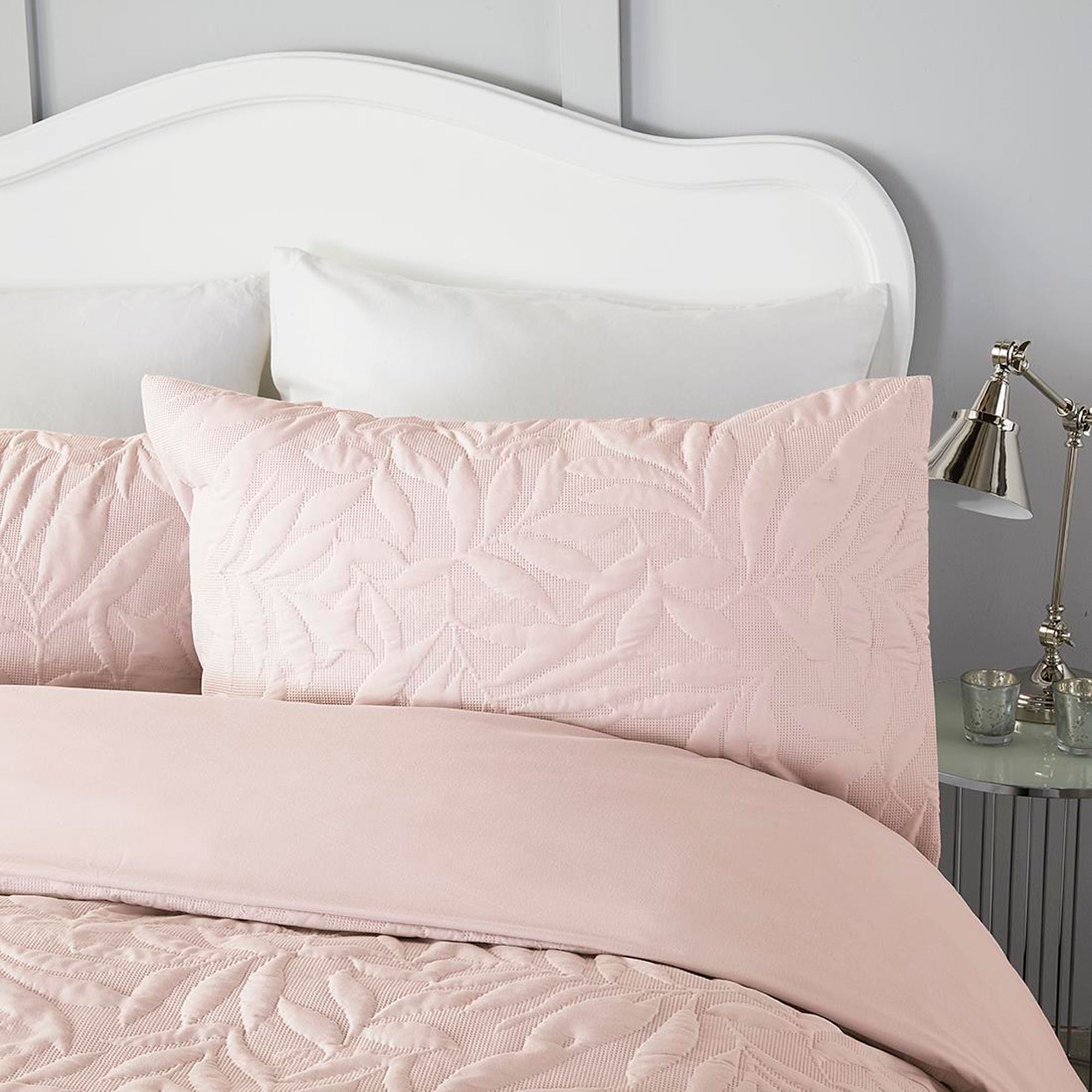Modern Bedroom Reversible Floral Microfiber Duvet Cover Set