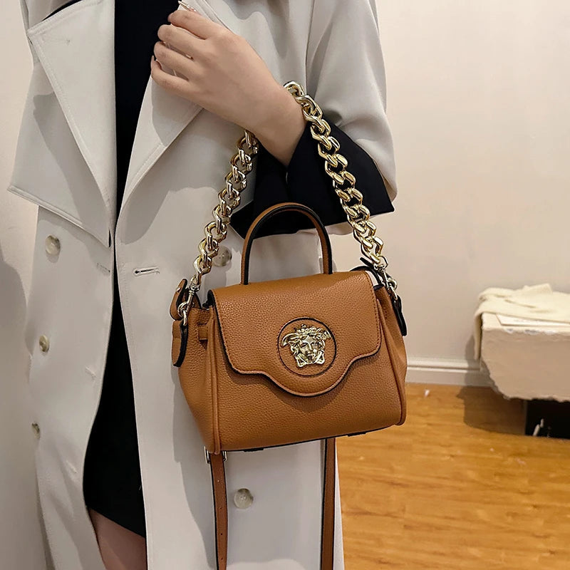 Zip-Top Shoulder Bag
