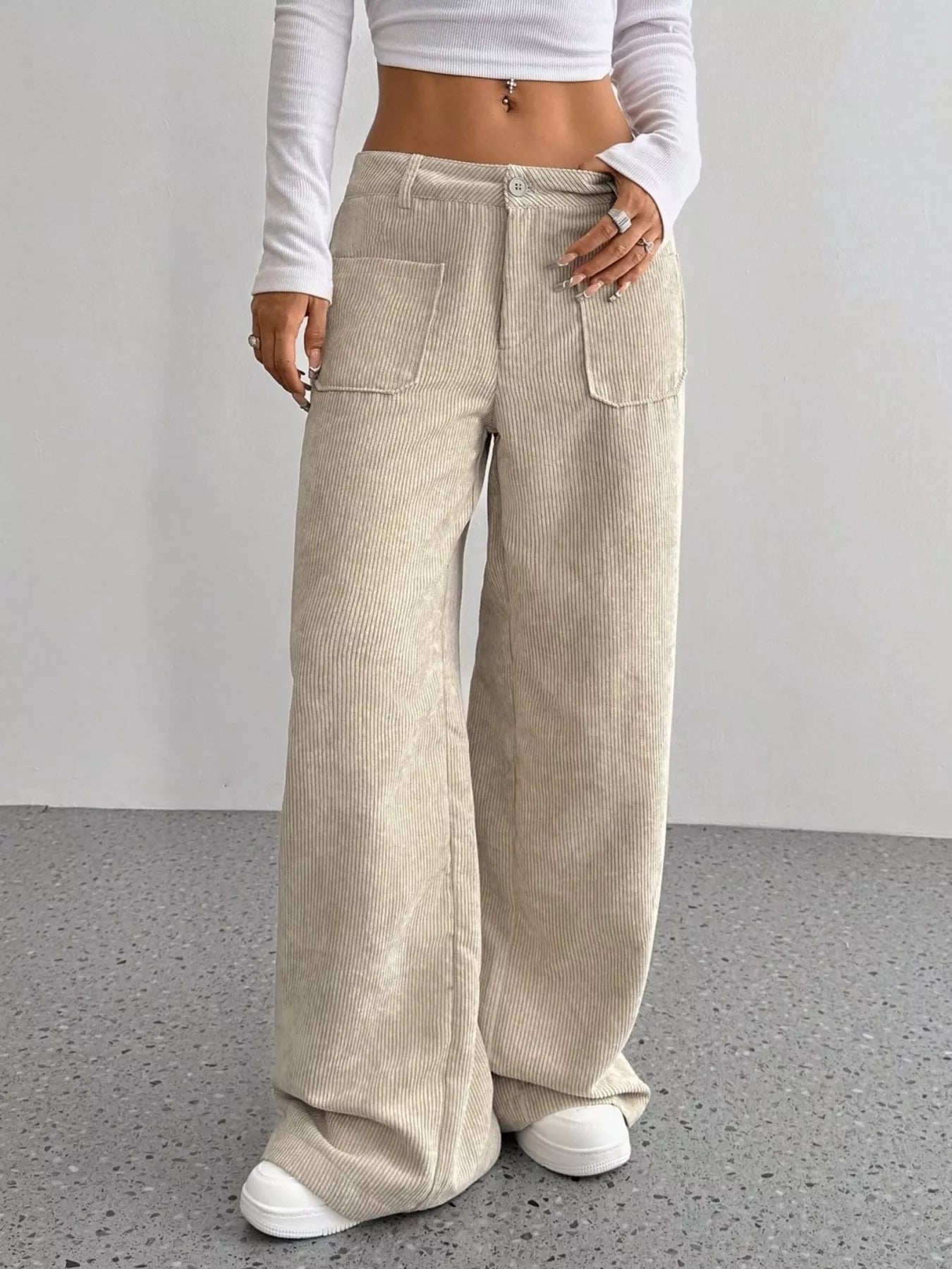 Everyday Corduroy Wide Leg Pants