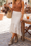 Graceful Street Maxi Embroidered Skirt