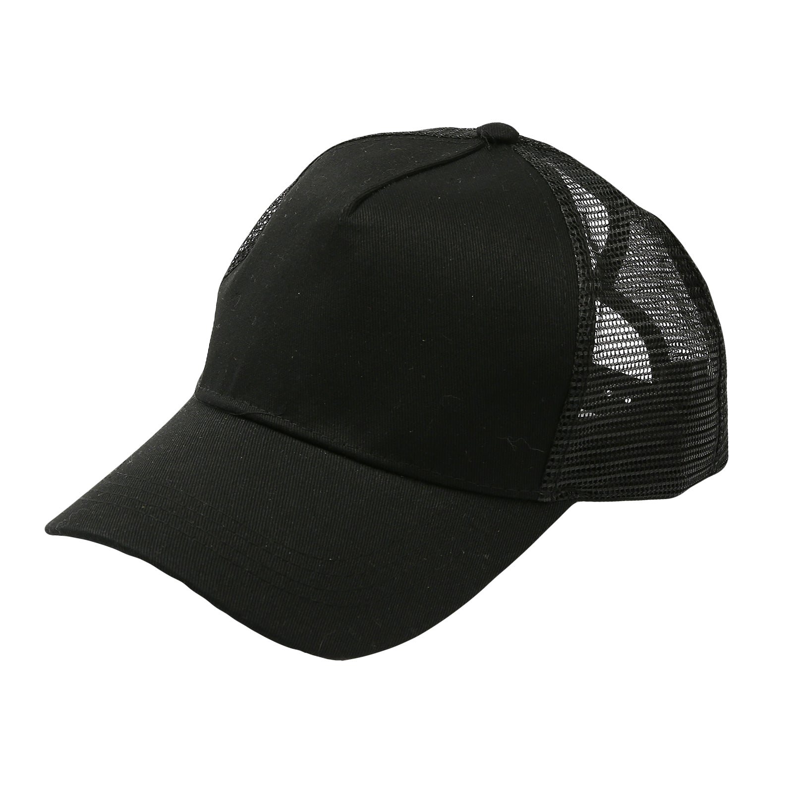 Cotton Ponytail Baseball Cap