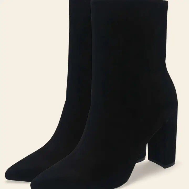 Openwork Suede Boots