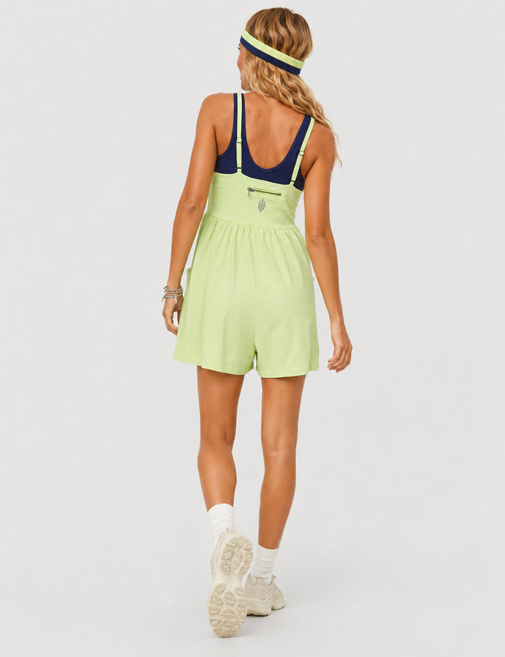 Square Neck Spaghetti Strap Wide Leg Romper