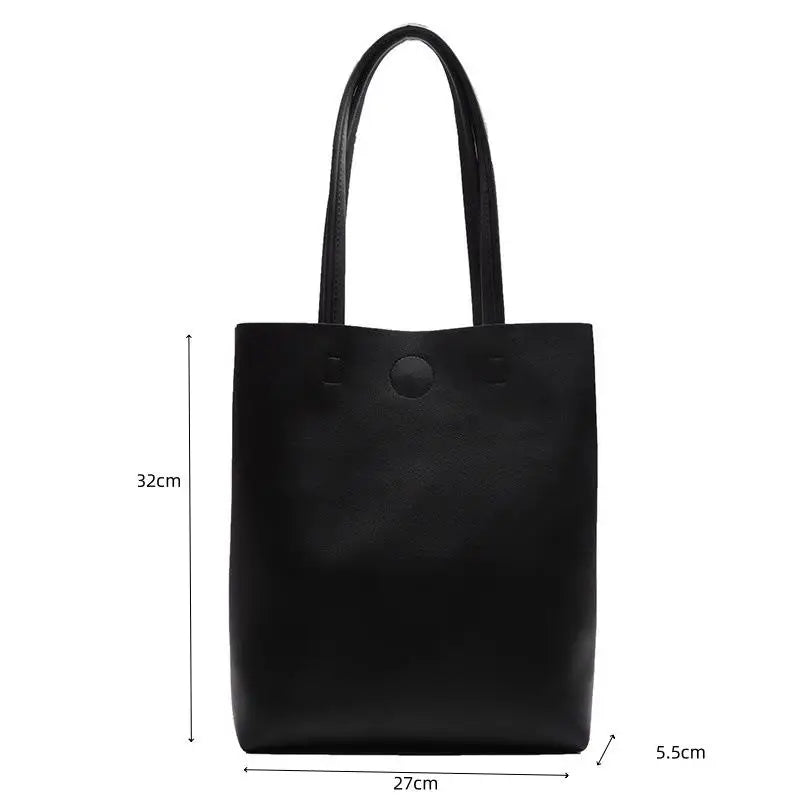 Refined Structured Soft Tote Bag