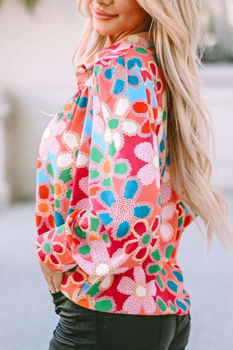 Everyday Floral Blouse Detail