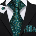 Refined Floral Silk Necktie Set