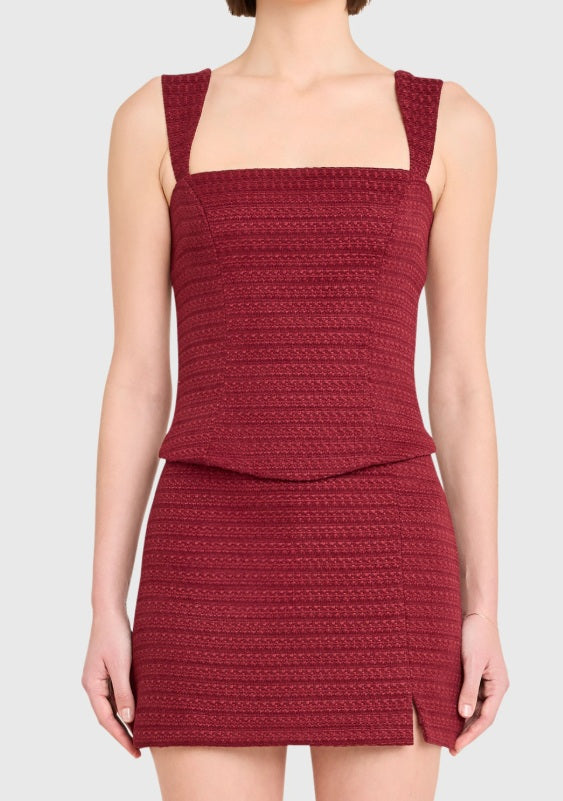 Relaxed Fit Woven Clean Line Skirt
