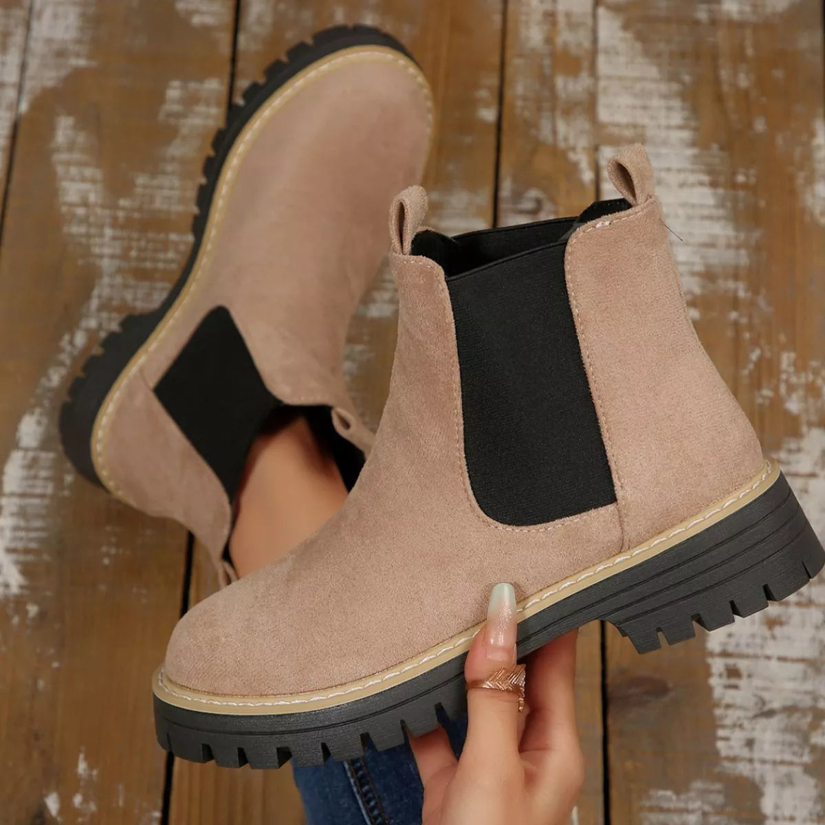 Minimal Casual Riding Boots