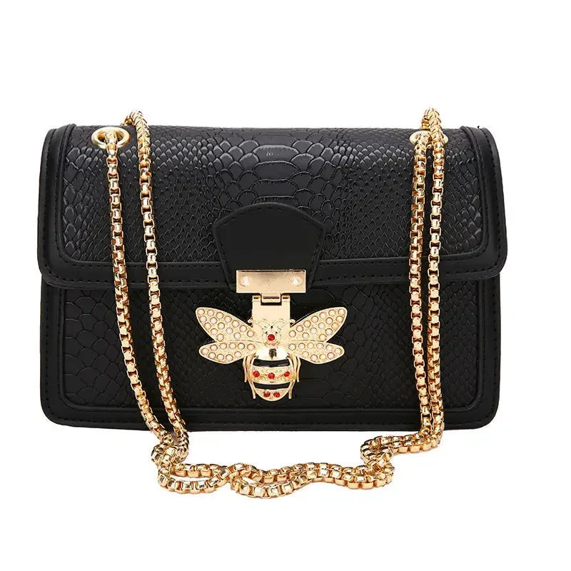 Structured Zip-Top Shoulder Bag
