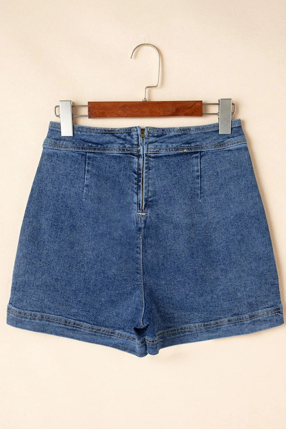 Asymmetrical Denim Pockets So Skirt
