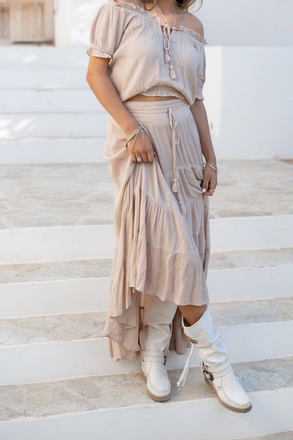 Classic Boutique Everyday Casual Rayon Skirt