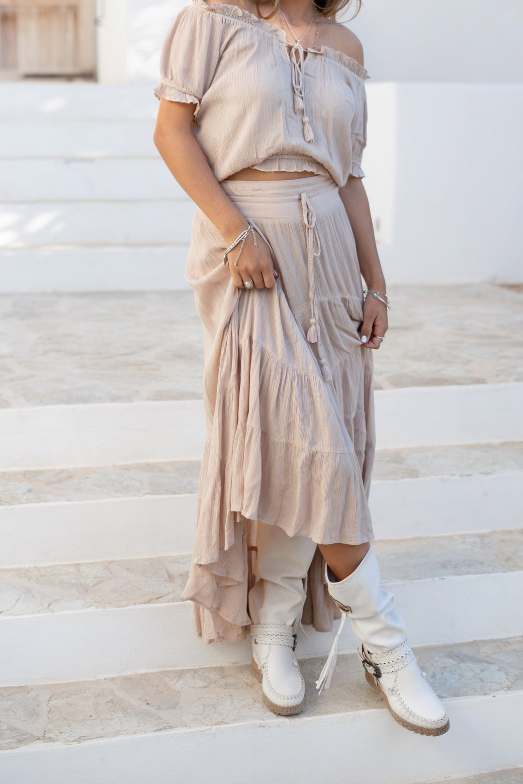 Classic Boutique Everyday Casual Rayon Skirt