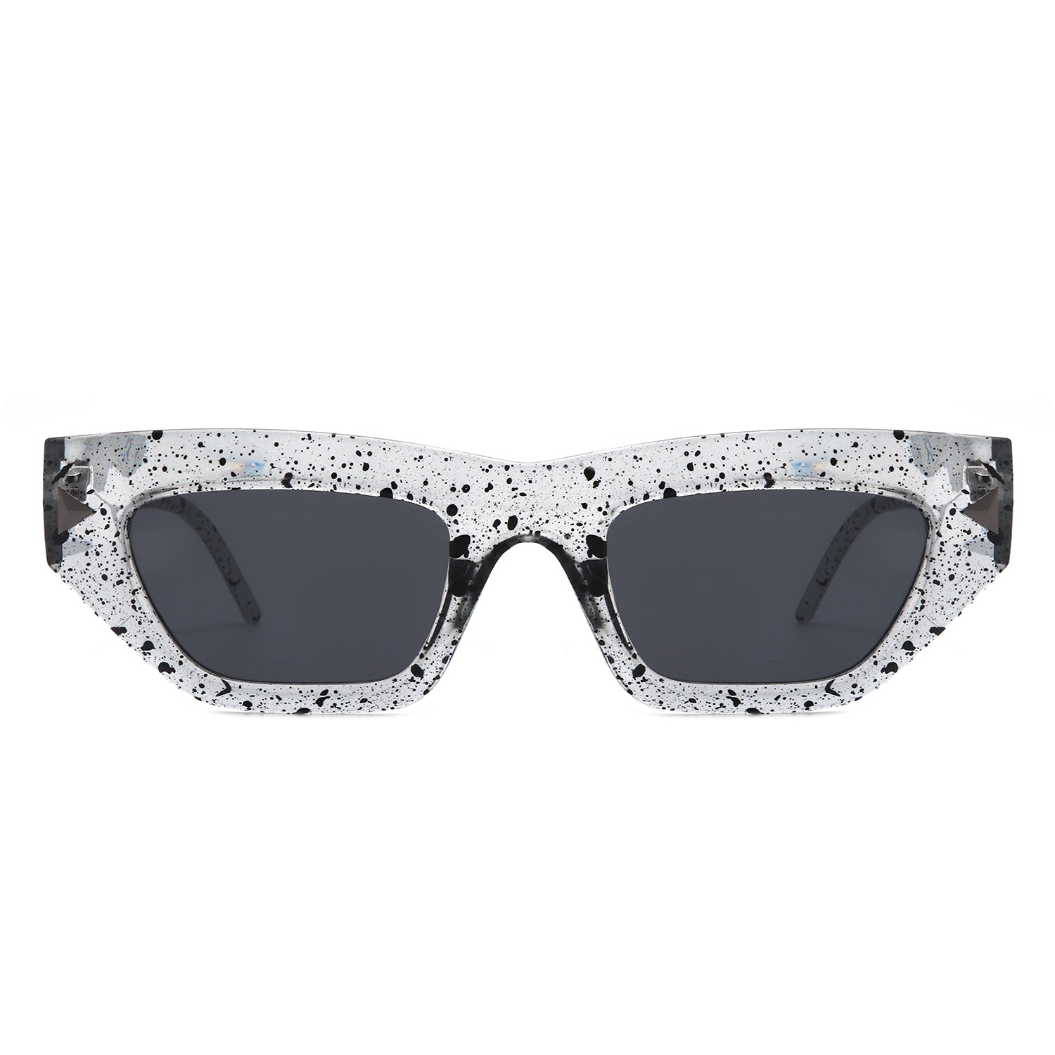 Square Chunky Retro Chic Cat-Eye Sunglasses