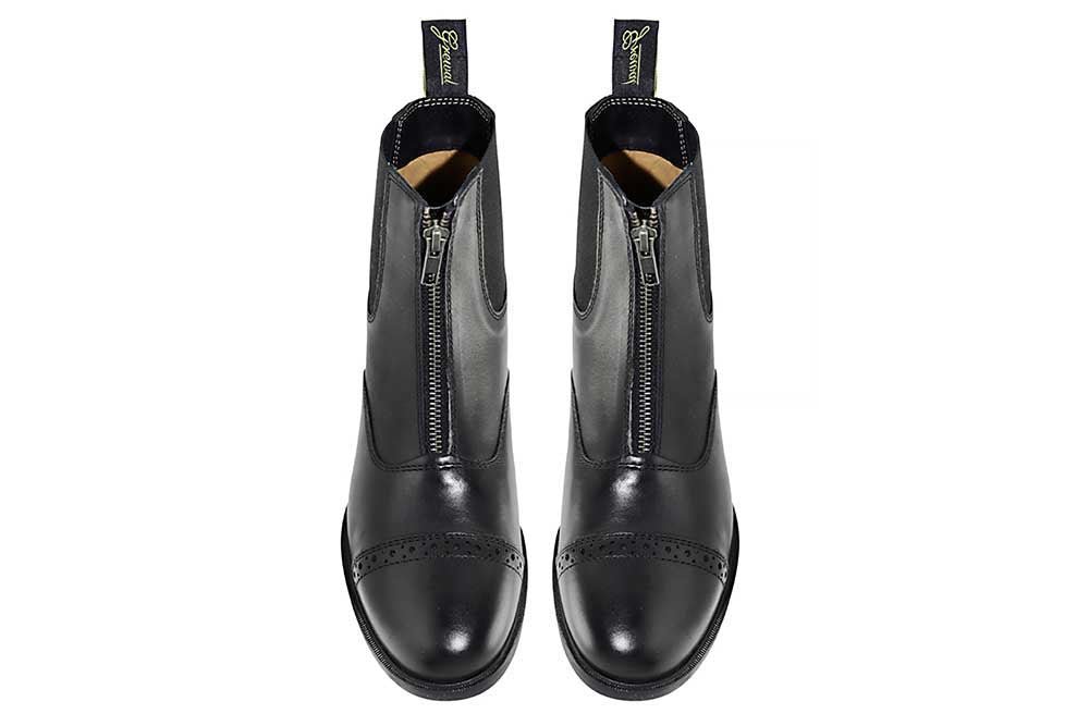 Zip Leather Paddock Boots