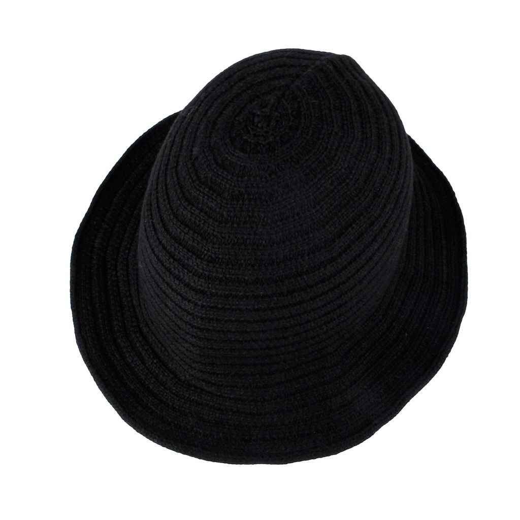 Knit Bow Accent Bucket Hat